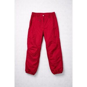 Boulder Gear Ski Snow Pants Womens 12 Red Insulated Waterproof Winter